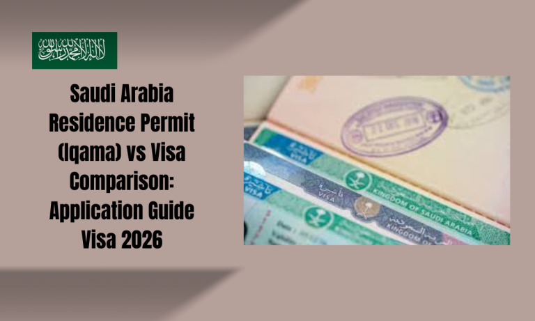 Saudi Arabia Residence Permit (Iqama) vs Visa Comparison